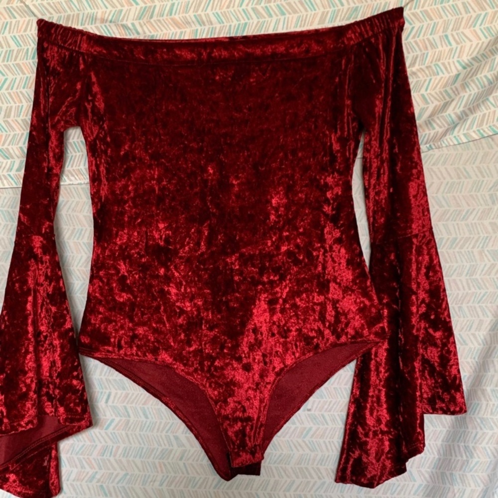 Rolla Coster Red Velvet Bodysuit